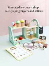 Kids Kitchen Toys Wooden Simulation Kitchen Toy Pretend Play Cooking Toy Role Play Game Early Educational Toy for Girl Boy Gifts