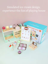 Kids Kitchen Toys Wooden Simulation Kitchen Toy Pretend Play Cooking Toy Role Play Game Early Educational Toy for Girl Boy Gifts