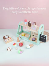 Kids Kitchen Toys Wooden Simulation Kitchen Toy Pretend Play Cooking Toy Role Play Game Early Educational Toy for Girl Boy Gifts