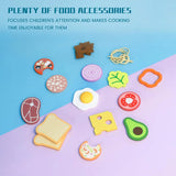 Kids Kitchen Toys Wooden Simulation Kitchen Toy Pretend Play Cooking Toy Role Play Game Early Educational Toy for Girl Boy Gifts