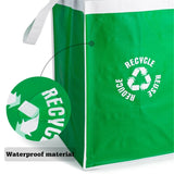 Kitchen Separate Recycling Waste Bin Bags, Recycle Garbage Trash Sorting Bins, Waterproof Baskets, Home Storage
