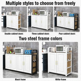 Kitchen Shelf Islands Storage Rack Home Organizer Cabinet Furniture With Non-slip Feet For Kitchens Complete Cabinets