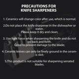 Kitchen 4 Segment Knife Sharpener Multifunctional Portable Non-slip Base Knife Sharpener Household Kitchen Gadgets Accessories