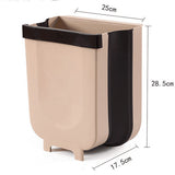 Kitchen Car Trash Can, Folding Garbage Bin, Waste Bin, Dustbin, Rubbish Bin, Recycle Bin for Kitchen
