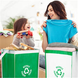 Kitchen Separate Recycling Waste Bin Bags, Recycle Garbage Trash Sorting Bins, Waterproof Baskets, Home Storage