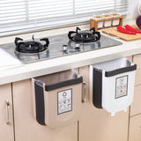Kitchen Car Trash Can, Folding Garbage Bin, Waste Bin, Dustbin, Rubbish Bin, Recycle Bin for Kitchen