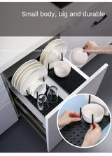 Kitchen Organizer Sink Dish Drying Rack Sink Drain Shelf Bowl Plates Shelf Storage Drawer Desktop Adjustable Holder Accessories