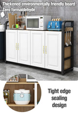 Kitchen Shelf Islands Storage Rack Home Organizer Cabinet Furniture With Non-slip Feet For Kitchens Complete Cabinets