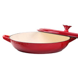 Kitchen customizable enameled dutch oven cast iron cookware casserole cooking soup & stock pots and pans set
