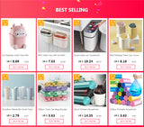 Kitchen Car Trash Can, Folding Garbage Bin, Waste Bin, Dustbin, Rubbish Bin, Recycle Bin for Kitchen