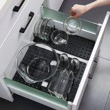 Kitchen Organizer Sink Dish Drying Rack Sink Drain Shelf Bowl Plates Shelf Storage Drawer Desktop Adjustable Holder Accessories