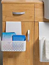 Kitchen Storage Bucket Compact Small Large Convenient Save Space Hangable Kitchen Trash Can Under The Cupboard Trash Can Shelf
