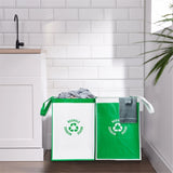 Kitchen Separate Recycling Waste Bin Bags, Recycle Garbage Trash Sorting Bins, Waterproof Baskets, Home Storage