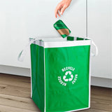 Kitchen Separate Recycling Waste Bin Bags, Recycle Garbage Trash Sorting Bins, Waterproof Baskets, Home Storage