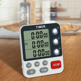 Kitchen Timer Digital Kitchen Timers Cooking Timer 3 Channels Count UP& Down