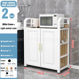 Kitchen Shelf Islands Storage Rack Home Organizer Cabinet Furniture With Non-slip Feet For Kitchens Complete Cabinets
