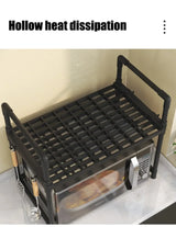 Kitchen Elevated Design Seasoning Rack Microwave Storage RackBilayer Oven Modern Minimalism Kitchen Accessories Organizer