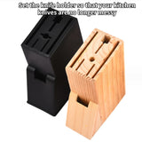 Kitchen multi socket knife holder, wooden knife holder, household tool storage rack, floor storage rack, convenient tool storage