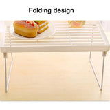 Kitchen Cabinet Counter Shelf Organizer Racks Expandable Stackable For Bathroom Desktop Storage Household Storage Shelf