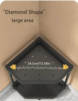 Kitchen Seasoning Shelf Spice Countertop Corner Stands Easy To Clean Space Saving Chopstick Organizer Housewear & Furnishings