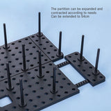 Kitchen Organizer Adjustable Dish Plate Storage Holder Drawer Retractable Tableware Dish Drying Rack Drainer Bowl Pot Lid Cup