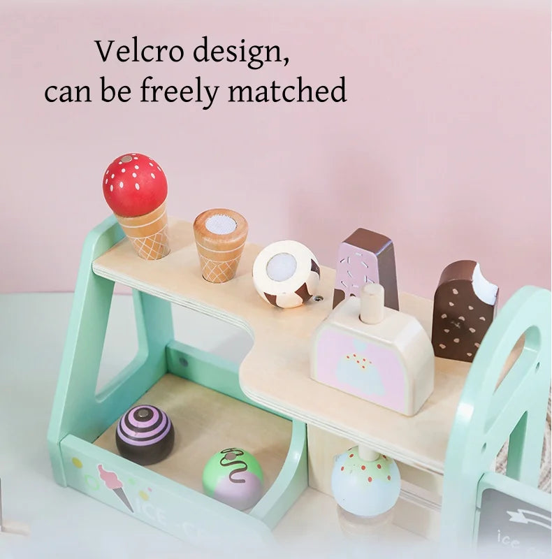 Kids Kitchen Toys Wooden Simulation Kitchen Toy Pretend Play Cooking Toy Role Play Game Early Educational Toy for Girl Boy Gifts
