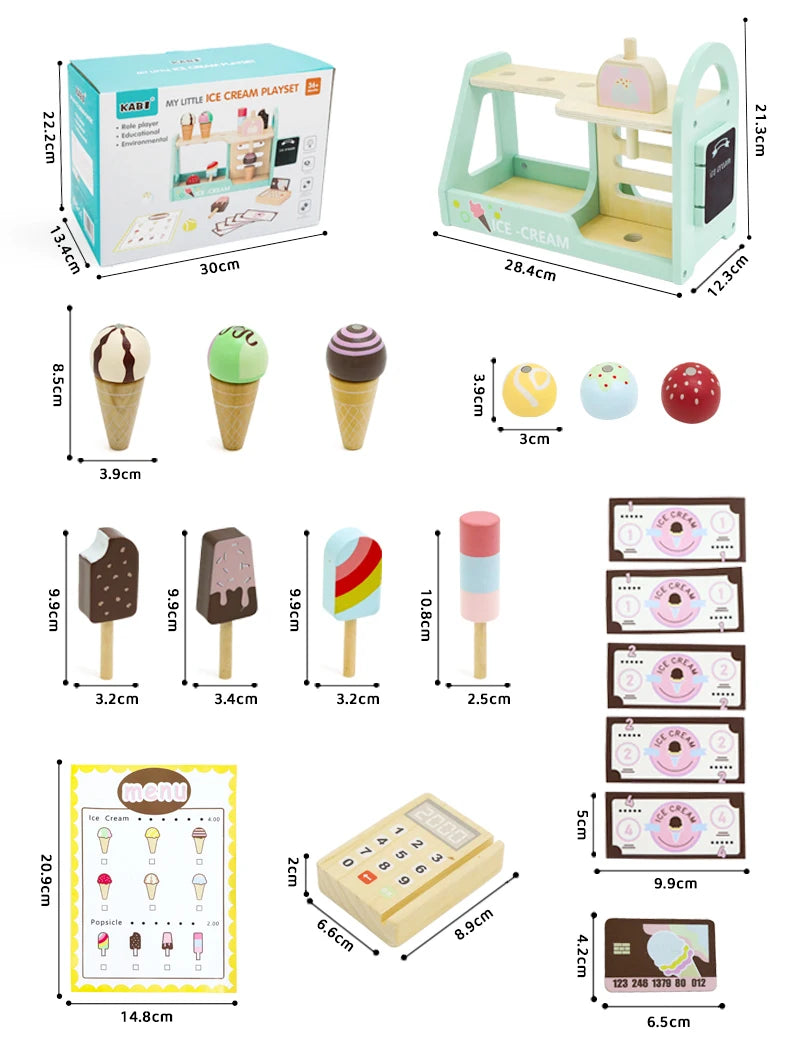 Kids Kitchen Toys Wooden Simulation Kitchen Toy Pretend Play Cooking Toy Role Play Game Early Educational Toy for Girl Boy Gifts