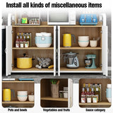 Kitchen Shelf  Islands Storage Rack Home Organizer Cabinet Furniture With Non-slip Feet For Kitchens Complete Cabinets