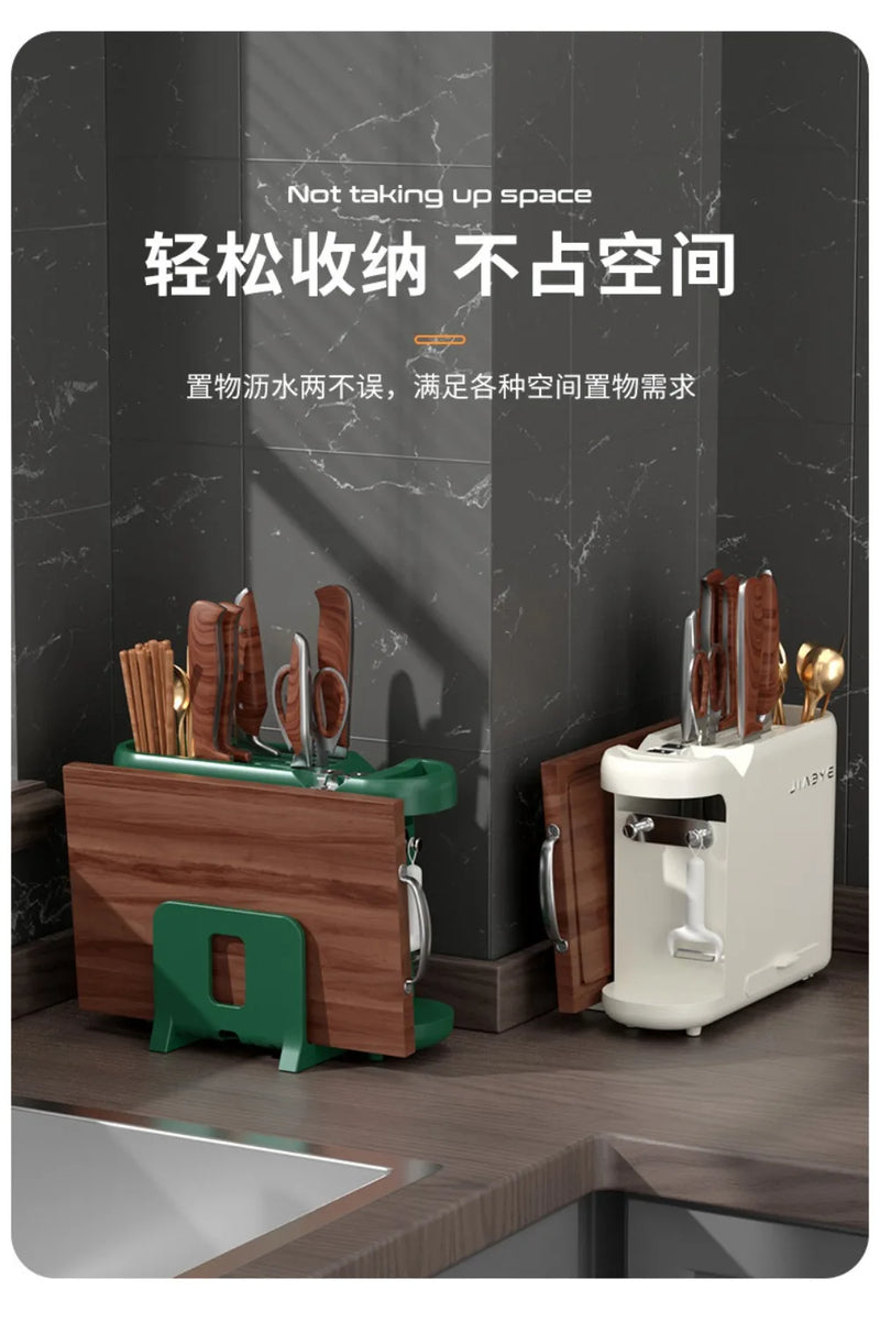 Kitchen knife holder, storage rack, kitchen knife, chopsticks, cutting board, pot cover, cutting board, cutting tools