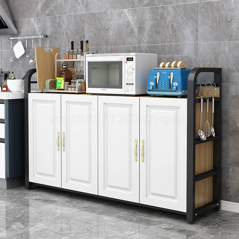Kitchen Shelf  Islands Storage Rack Home Organizer Cabinet Furniture With Non-slip Feet For Kitchens Complete Cabinets