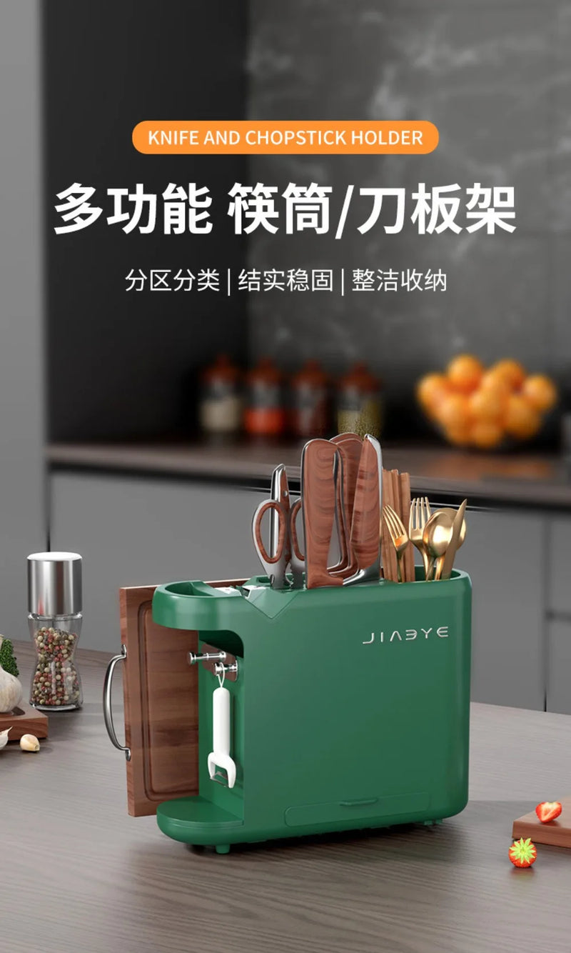 Kitchen knife holder, storage rack, kitchen knife, chopsticks, cutting board, pot cover, cutting board, cutting tools