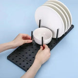 Kitchen Organizer Sink Dish Drying Rack Sink Drain Shelf Bowl Plates Shelf Storage Drawer Desktop Adjustable Holder Accessories