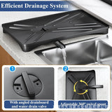 Kitchen dish rack, countertop, cutlery sink, chopstick storage rack, household large capacity single-layer drain bowl rack