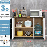 Kitchen Shelf  Islands Storage Rack Home Organizer Cabinet Furniture With Non-slip Feet For Kitchens Complete Cabinets