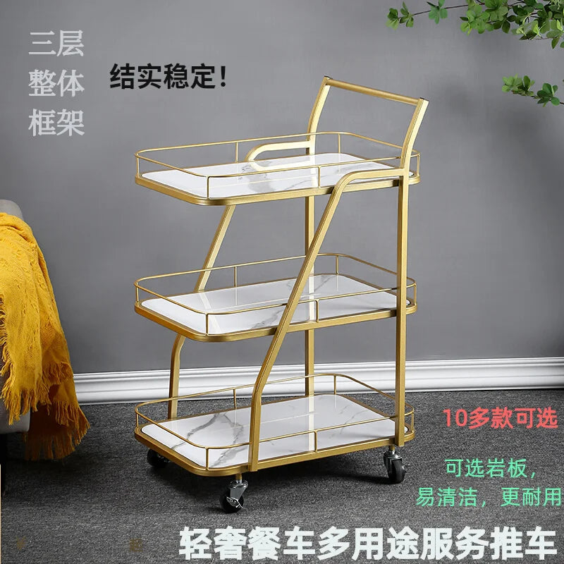 Kitchen Auxiliary Furniture Cart Storages Trolleys Shelf Noise Reduction Roulette Removable Organizers Carrelo Cucina Drawers