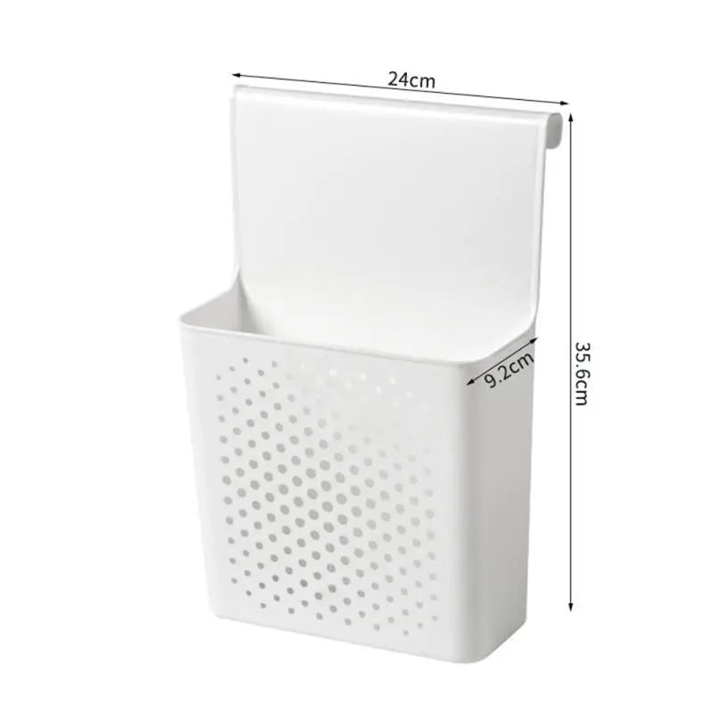 Kitchen Storage Bucket Compact Small Large Convenient Save Space Hangable Kitchen Trash Can Under The Cupboard Trash Can Shelf