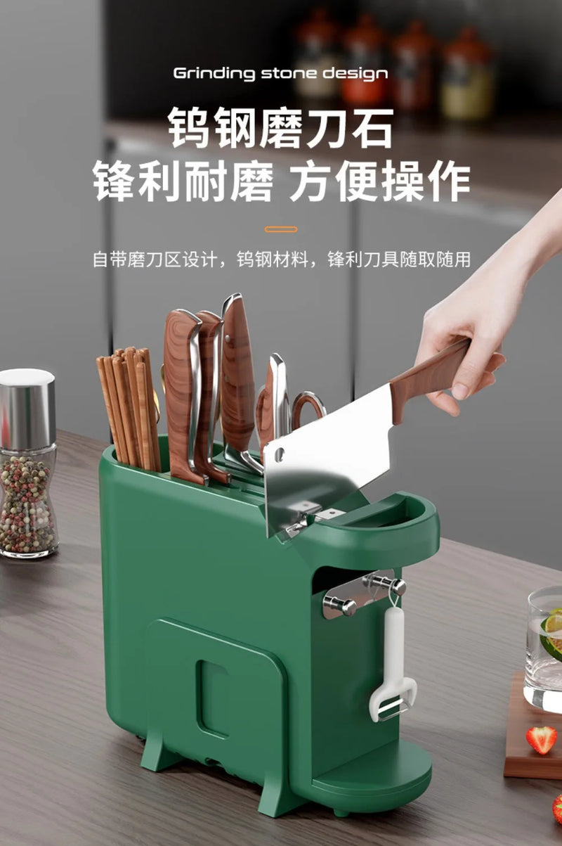 Kitchen knife holder, storage rack, kitchen knife, chopsticks, cutting board, pot cover, cutting board, cutting tools