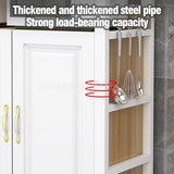 Kitchen Shelf  Islands Storage Rack Home Organizer Cabinet Furniture With Non-slip Feet For Kitchens Complete Cabinets