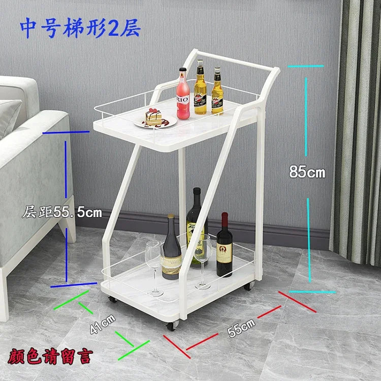 Kitchen Auxiliary Furniture Cart Storages Trolleys Shelf Noise Reduction Roulette Removable Organizers Carrelo Cucina Drawers